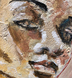 Original art for sale at UGallery.com | I'm Thinking About It by Sharon Sieben | $600 | acrylic painting | 21.5' h x 14.5' w | thumbnail 4