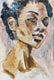 Original art for sale at UGallery.com | I'm Thinking About It by Sharon Sieben | $600 | acrylic painting | 21.5' h x 14.5' w | thumbnail 1