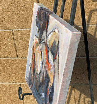 Laid Back by Sharon Sieben |  Side View of Artwork 