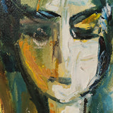 Original art for sale at UGallery.com | Not Happy About That by Sharon Sieben | $475 | acrylic painting | 14' h x 11' w | thumbnail 4