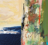 Original art for sale at UGallery.com | Saguaro Silhouettes by Sharon Sieben | $1,325 | acrylic painting | 20' h x 30' w | thumbnail 4