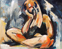 Original art for sale at UGallery.com | Second Thoughts II by Sharon Sieben | $1,075 | acrylic painting | 20' h x 24' w | thumbnail 1