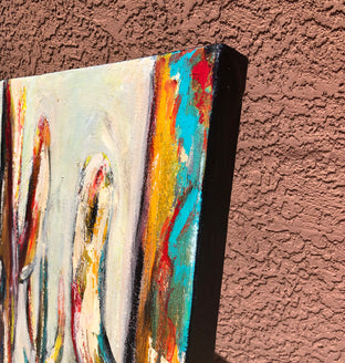 Original art for sale at UGallery.com | Sonoran Trio by Sharon Sieben | $800 | acrylic painting | 24' h x 18' w | photo 2