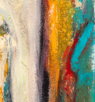 Original art for sale at UGallery.com | Sonoran Trio by Sharon Sieben | $800 | acrylic painting | 24' h x 18' w | photo 4