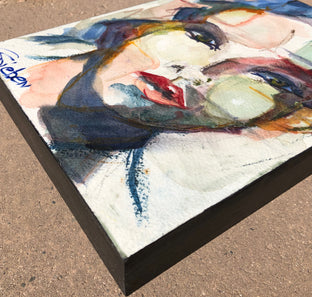 Expectant by Sharon Sieben |  Side View of Artwork 