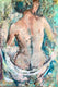 Original art for sale at UGallery.com | Classic by Sharon Sieben | $800 | oil painting | 21.5' h x 14.5' w | thumbnail 1