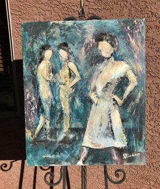 Original art for sale at UGallery.com | Envy by Sharon Sieben | $1,050 | mixed media artwork | 24' h x 20' w | photo 3