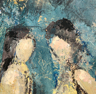 Original art for sale at UGallery.com | Envy by Sharon Sieben | $1,050 | mixed media artwork | 24' h x 20' w | photo 4