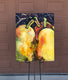 Original art for sale at UGallery.com | Three Pears by Sharon Sieben | $1,225 | oil painting | 30' h x 24' w | thumbnail 3