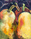 Original art for sale at UGallery.com | Three Pears by Sharon Sieben | $1,225 | oil painting | 30' h x 24' w | thumbnail 1