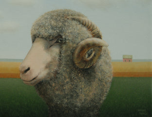 Original art for sale at UGallery.com | Out for a Wander by Sharon France | $750 | acrylic painting | 11' h x 14' w | photo 4