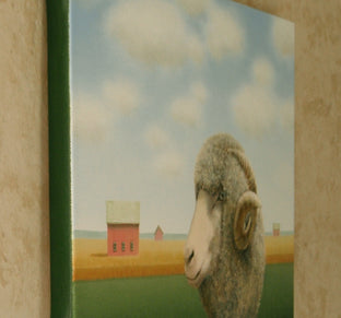 Original art for sale at UGallery.com | Out for a Wander by Sharon France | $750 | acrylic painting | 11' h x 14' w | photo 2