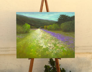 Original art for sale at UGallery.com | A Time to Bloom by Sheila Finch | $1,700 | oil painting | 22' h x 28' w | photo 3