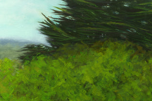 Original art for sale at UGallery.com | The Flowers of Half Moon Bay - Looking South by Sheila Finch | $7,300 | oil painting | 42' h x 58' w | photo 4
