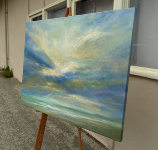 Original art for sale at UGallery.com | Where Angels Soar by Sheila Finch | $4,200 | oil painting | 36' h x 48' w | photo 2