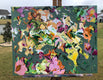 Original art for sale at UGallery.com | Fantasy Garden 27 by Sheila Grabarsky | $1,675 | acrylic painting | 24' h x 30' w | thumbnail 3