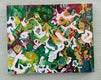 Original art for sale at UGallery.com | Fantasy Garden 31 by Sheila Grabarsky | $2,275 | acrylic painting | 24' h x 30' w | thumbnail 3