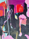 Original art for sale at UGallery.com | The Pink Slip by Sheila Grabarsky | $2,800 | acrylic painting | 36' h x 36' w | thumbnail 4
