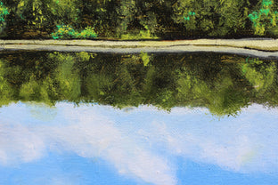 Original art for sale at UGallery.com | Reflections by Shela Goodman | $300 | oil painting | 14' h x 11' w | photo 4