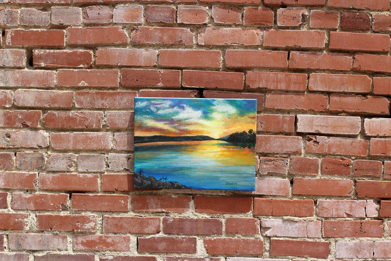 Sunset by Shela Goodman |  Context View of Artwork 