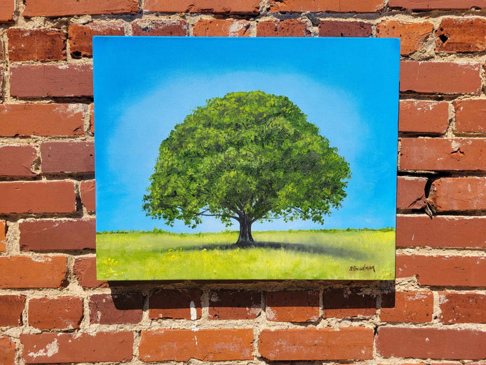 The Mighty Oak by Shela Goodman |  Context View of Artwork 