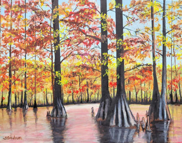 oil painting by Shela Goodman titled Waters Up