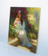 Original art for sale at UGallery.com | Alana in the Flower Garden by Sherri Aldawood | $1,500 | oil painting | 16' h x 16' w | thumbnail 2