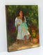 Original art for sale at UGallery.com | Alana with Fan by Sherri Aldawood | $2,050 | oil painting | 24' h x 20' w | thumbnail 2