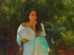 Original art for sale at UGallery.com | Alana with Fan by Sherri Aldawood | $2,050 | oil painting | 24' h x 20' w | thumbnail 4