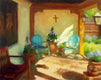 Original art for sale at UGallery.com | Clive's Porch by Sherri Aldawood | $525 | oil painting | 11' h x 14' w | thumbnail 1