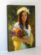 Original art for sale at UGallery.com | Flower Girl by Sherri Aldawood | $1,500 | oil painting | 20' h x 14' w | thumbnail 2