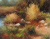 Original art for sale at UGallery.com | Golden Splendor by Sherri Aldawood | $250 | oil painting | 8' h x 10' w | thumbnail 1