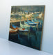 Original art for sale at UGallery.com | Harbor Boats by Sherri Aldawood | $525 | oil painting | 11' h x 14' w | thumbnail 2