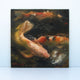 Original art for sale at UGallery.com | Koi by Sherri Aldawood | $525 | oil painting | 12' h x 12' w | thumbnail 3