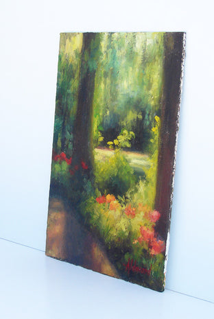Original art for sale at UGallery.com | Low Country Garden by Sherri Aldawood | $350 | oil painting | 12' h x 9' w | photo 2