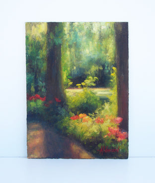 Original art for sale at UGallery.com | Low Country Garden by Sherri Aldawood | $350 | oil painting | 12' h x 9' w | photo 3