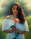 Original art for sale at UGallery.com | One Perfect Rose by Sherri Aldawood | $1,700 | oil painting | 20' h x 16' w | thumbnail 1