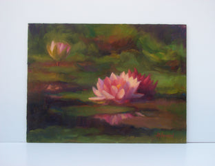 Three Water Lillies by Sherri Aldawood |  Context View of Artwork 