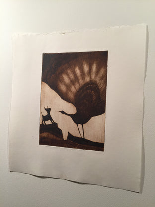 Original art for sale at UGallery.com | Showing Off by Doug Lawler | $325 | printmaking | 10' h x 8' w | photo 4