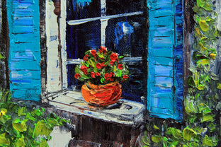 Original art for sale at UGallery.com | Mattina Di Sole by Lisa Elley | $350 | oil painting | 10' h x 8' w | photo 4