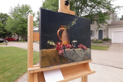 Original art for sale at UGallery.com | Enlightenment by Shuxing Fan | $1,000 | oil painting | 14' h x 18' w | thumbnail 2