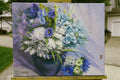 Original art for sale at UGallery.com | Flowers by Shuxing Fan | $1,100 | oil painting | 16' h x 20' w | thumbnail 3