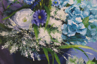 Original art for sale at UGallery.com | Flowers by Shuxing Fan | $1,100 | oil painting | 16' h x 20' w | photo 4