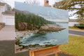 Original art for sale at UGallery.com | Lakeshores by Shuxing Fan | $2,100 | oil painting | 24' h x 36' w | thumbnail 2