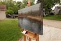 Original art for sale at UGallery.com | Little Pond by Shuxing Fan | $2,300 | oil painting | 18' h x 36' w | thumbnail 2