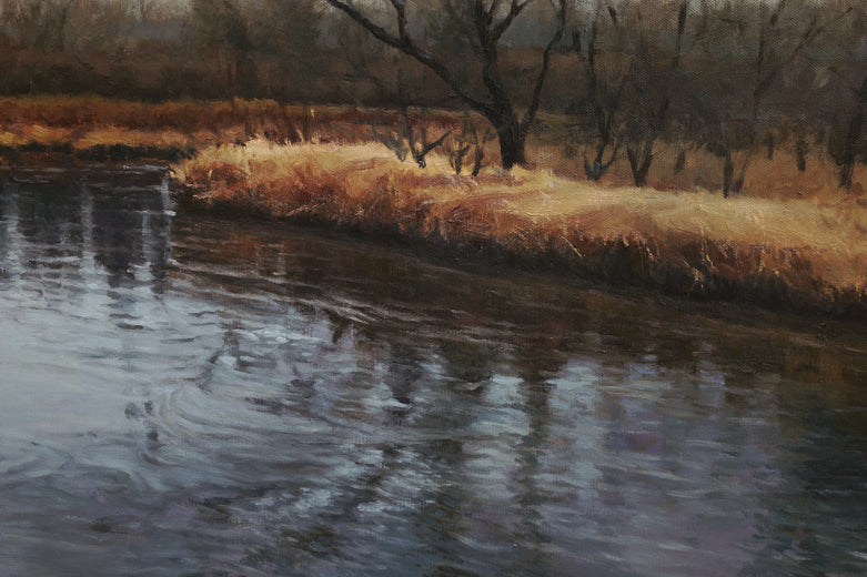Little Pond by Shuxing Fan |   Closeup View of Artwork 