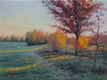 Original art for sale at UGallery.com | Neighborhood Park in Fall by Shuxing Fan | $675 | oil painting | 12' h x 16' w | thumbnail 1