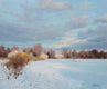 Original art for sale at UGallery.com | Park Winter Scene by Shuxing Fan | $1,350 | oil painting | 20' h x 24' w | thumbnail 1