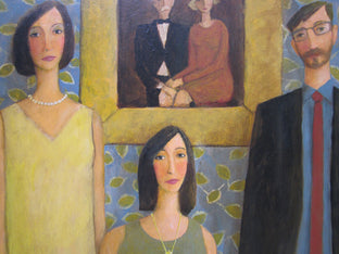 Original art for sale at UGallery.com | Siblings by Glenn Quist | $1,275 | acrylic painting | 36' h x 24' w | photo 4