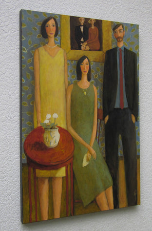 Original art for sale at UGallery.com | Siblings by Glenn Quist | $1,275 | acrylic painting | 36' h x 24' w | photo 3